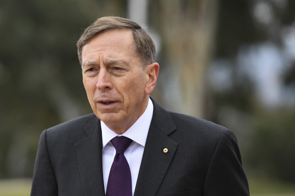 United States General David H Petraeus visits Australia