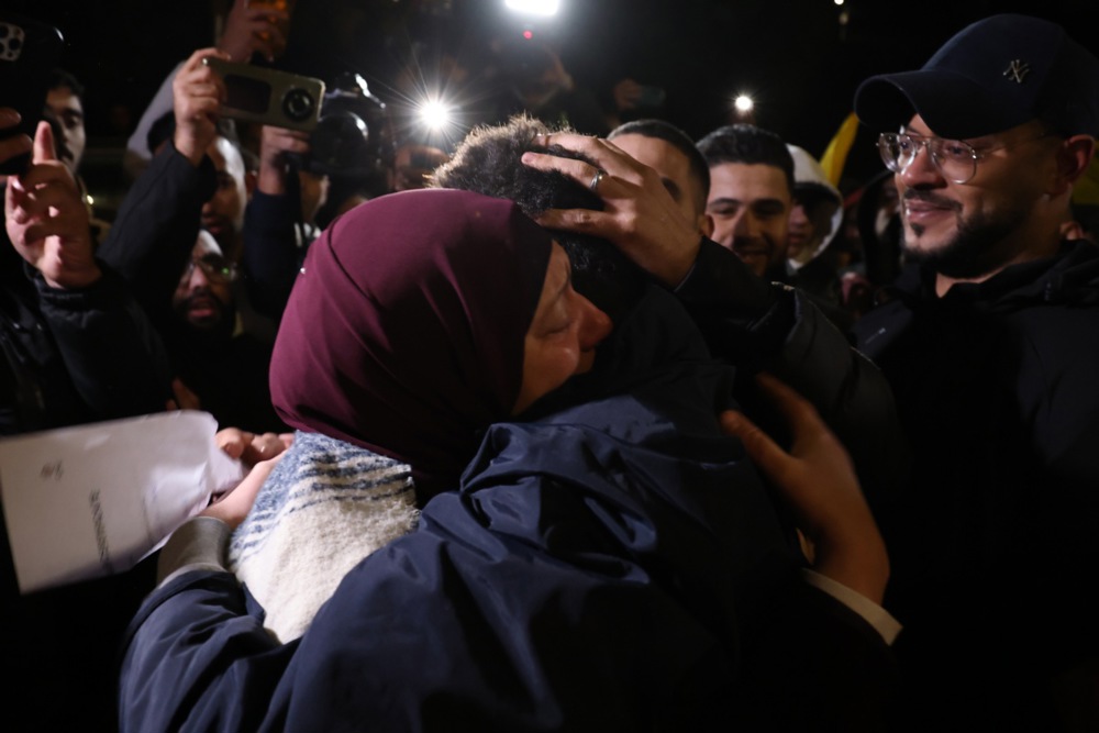 Palestinian prisoners released by Israel return to Ramallah