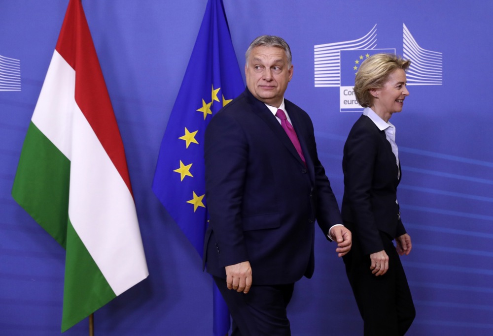 Hungary's Prime Minister Orban visits EU Commission