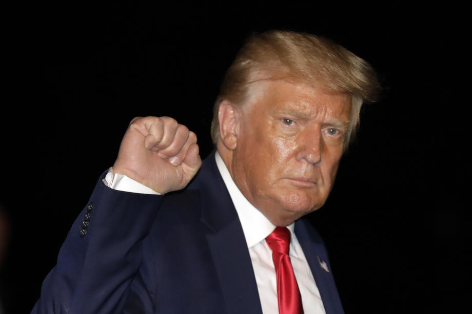 Donald Trump returns to Washington, from Tampa