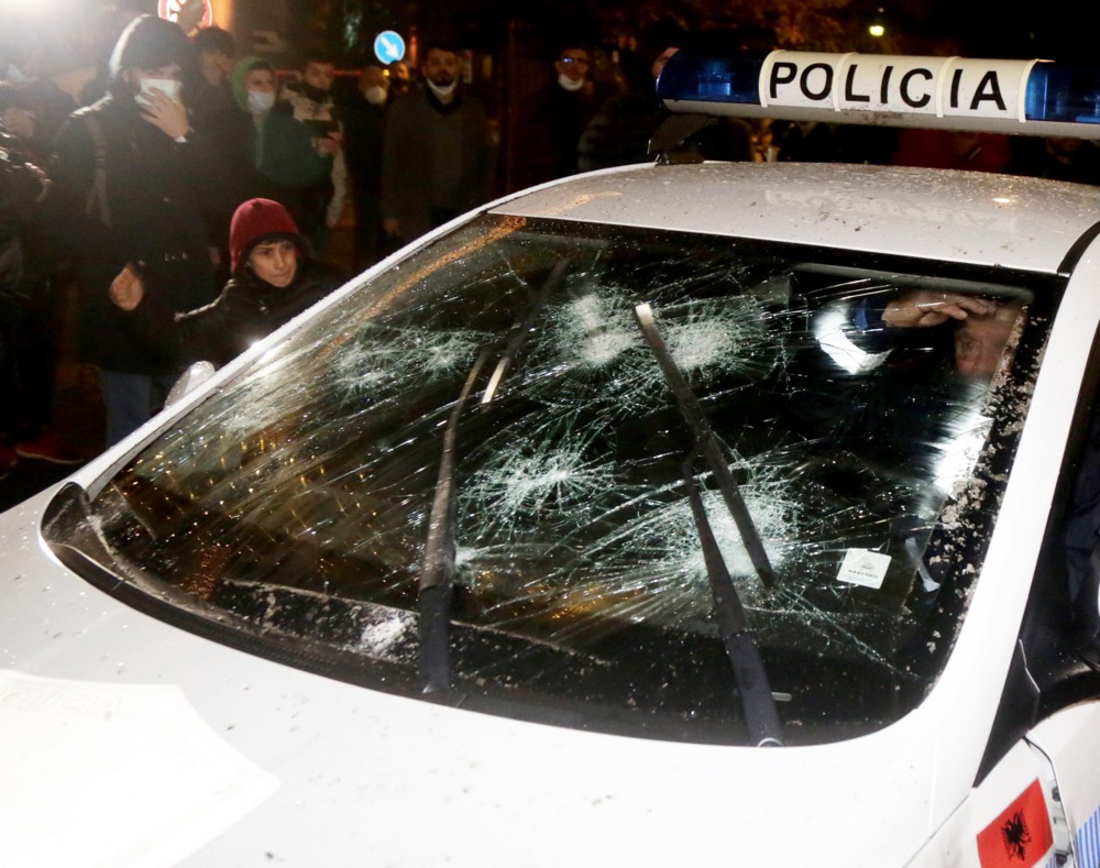 Albania protest against police violence