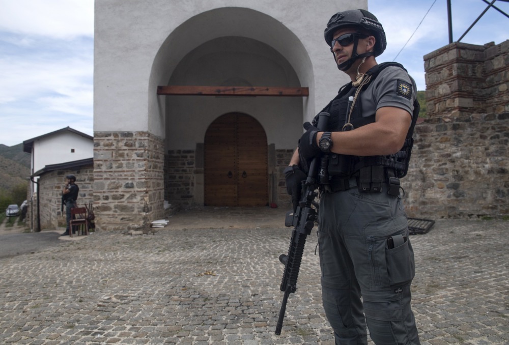 Police control Banjska village area following Kosovo monastery siege
