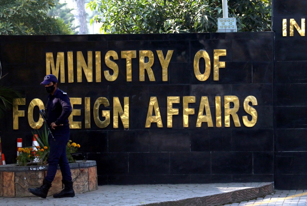 The Pakistani Foreign Ministry building in Islamabad
