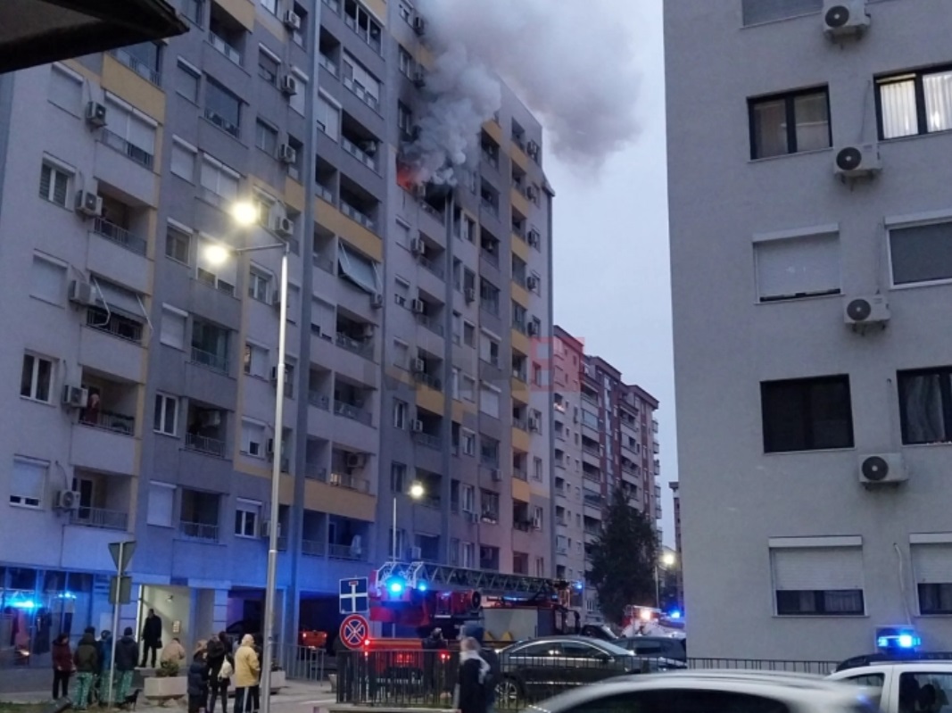 pozar zgrada aerodrom