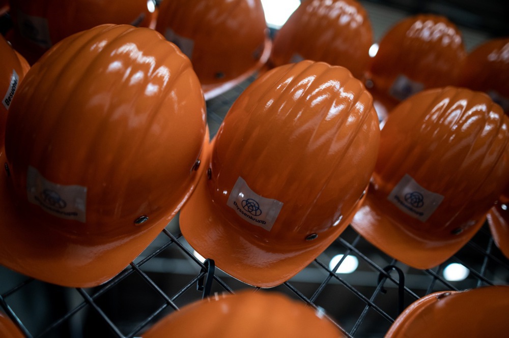 German president visits Air Liquide, ThyssenKrupp facilities