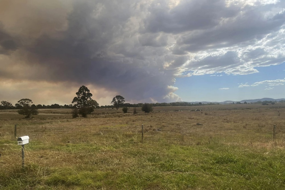 Bushfires burn Victoria as temperatures soar in Australia's south east
