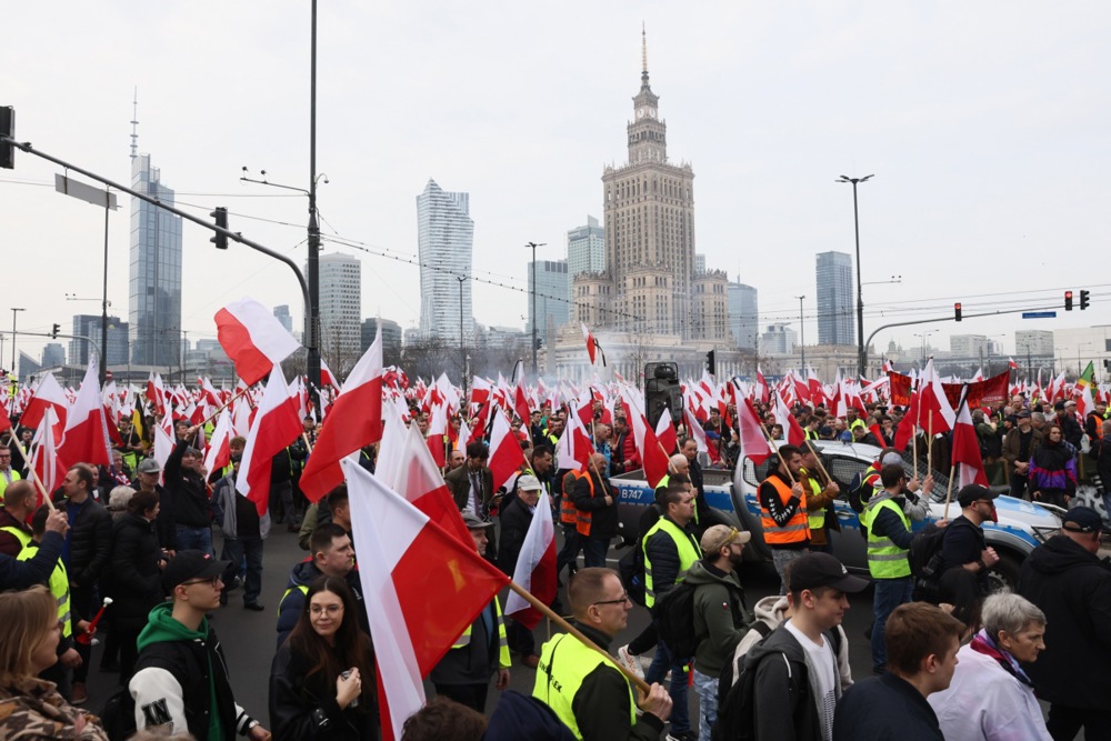 Полска протест земјоделци Варшава