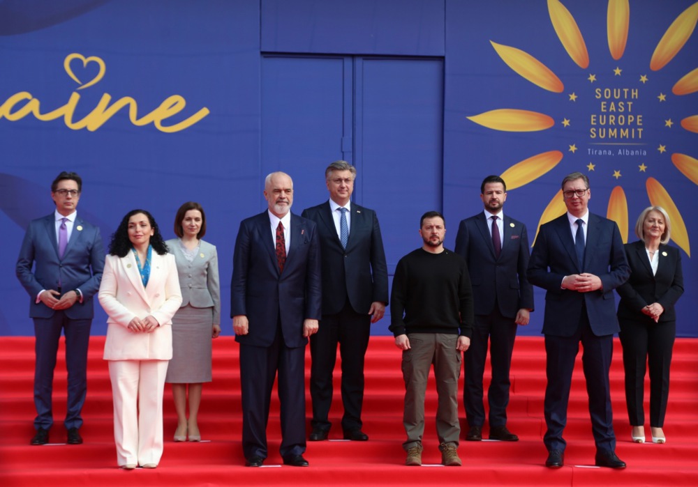 Ukrainian President Zelenskyy attends 'Peace Summit' in Tirana