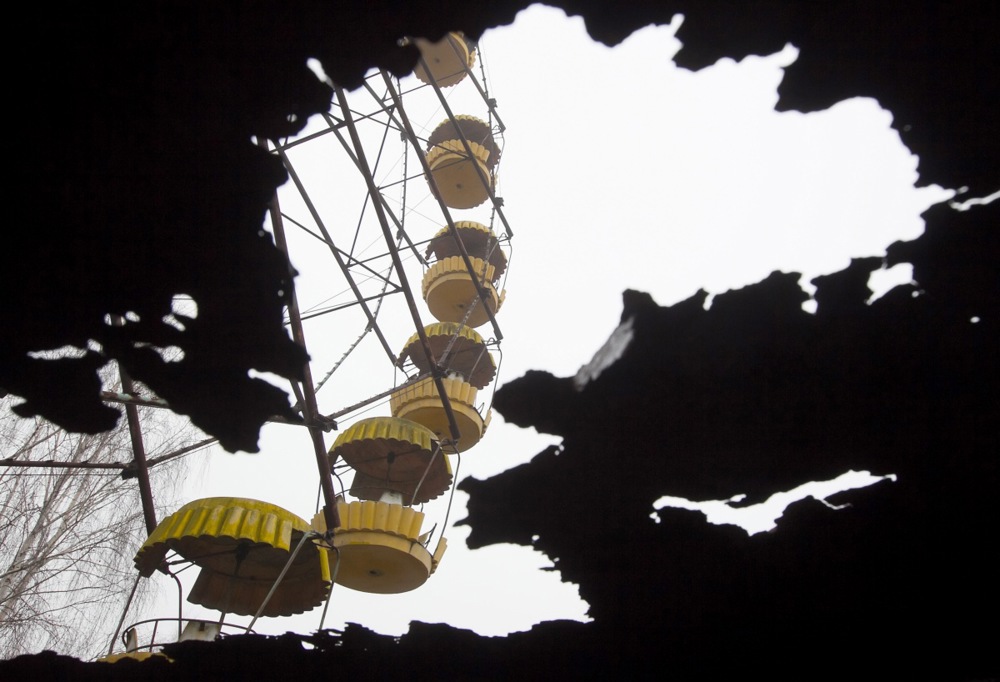 Chernobyl zone restricted territory