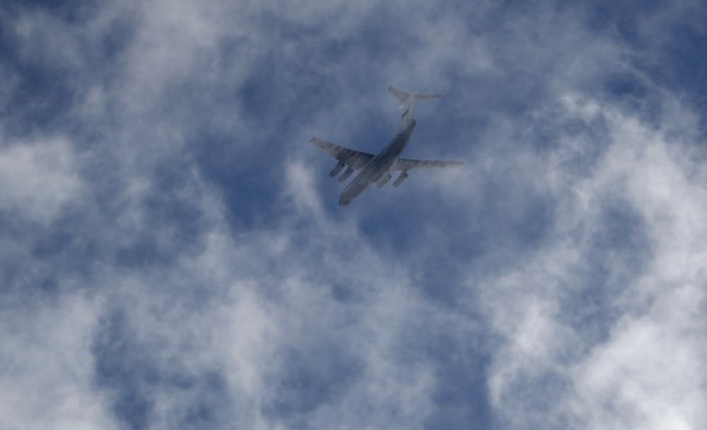 Victory Day military parade rehearsal in Moscow
