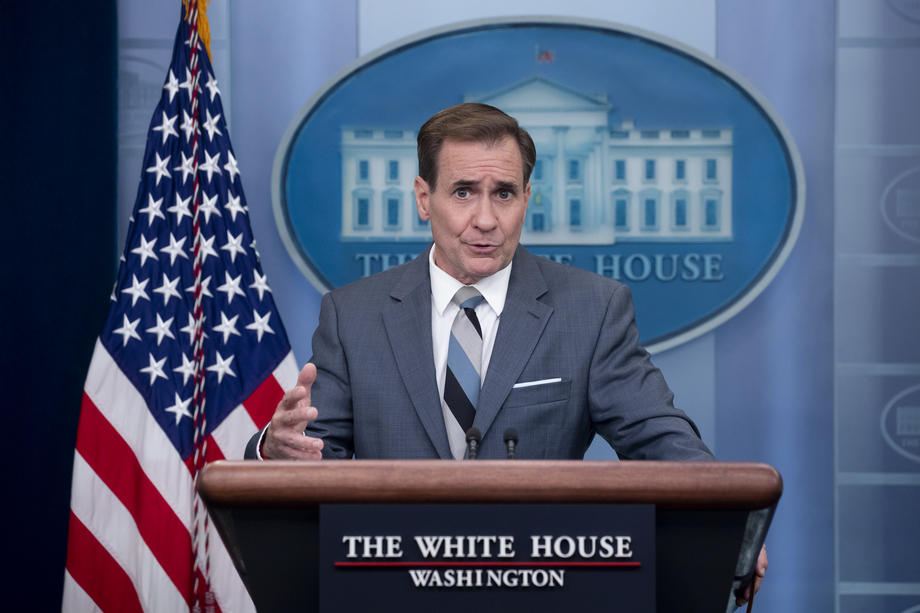 press briefing in the James Brady Press Briefing Room of the White House
