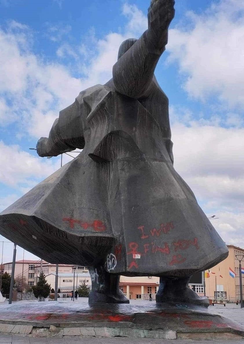 spomenik goce delcev strumica oskvernaven