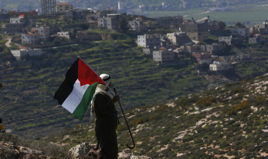 Protest against Israeli settlements near Nablus