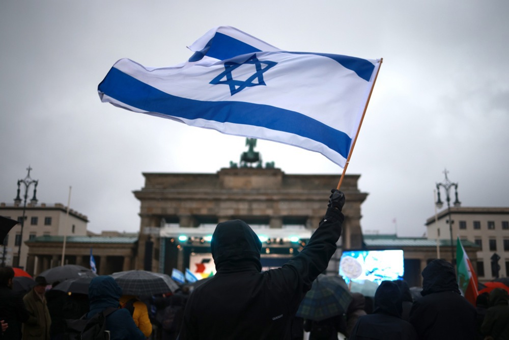 Solidarity rally for Israel in Berlin