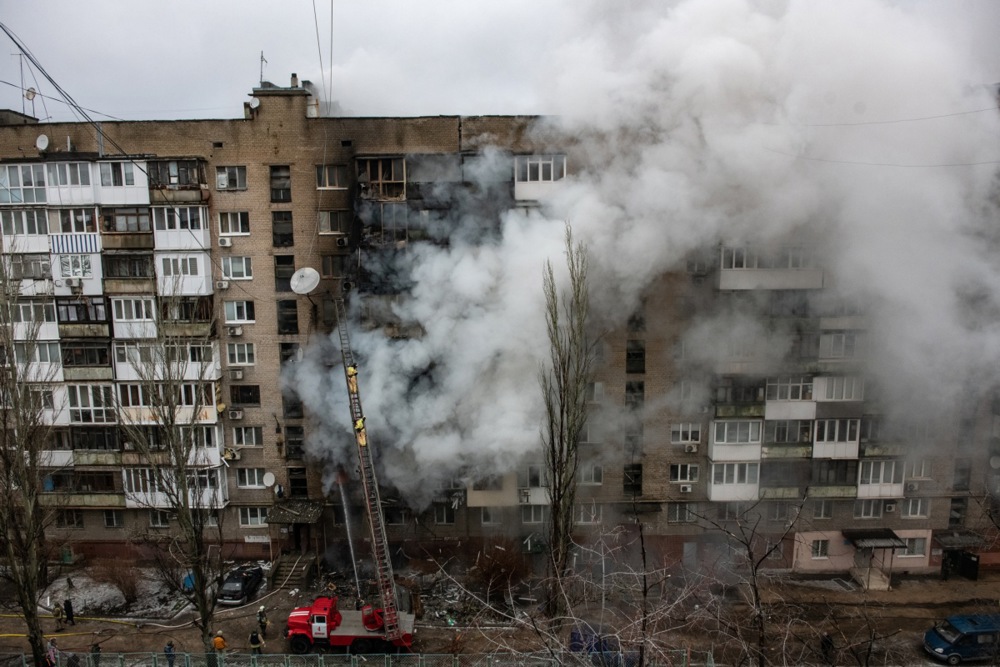 At least six injured after shelling in Donetsk, Donetsk region