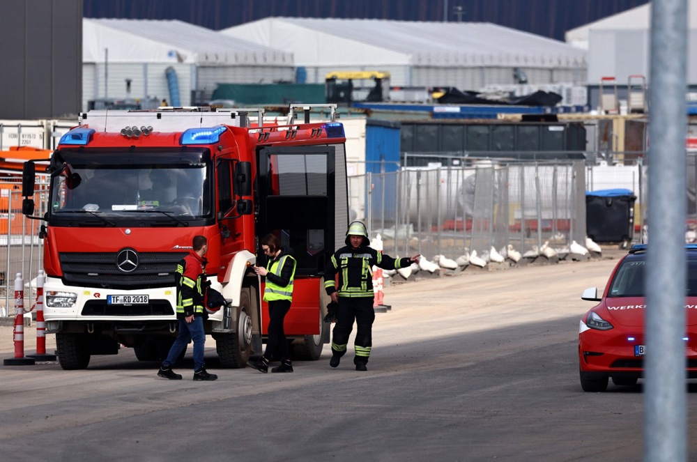 German Tesla production stopped due to a blackout
