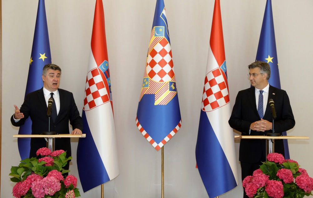 Croatian President Milanovic gives mandate to PM Andrej Plenkovic to form new government