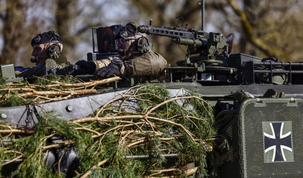 Germany's Bundeswehr armed forces hold military drills in Klietz