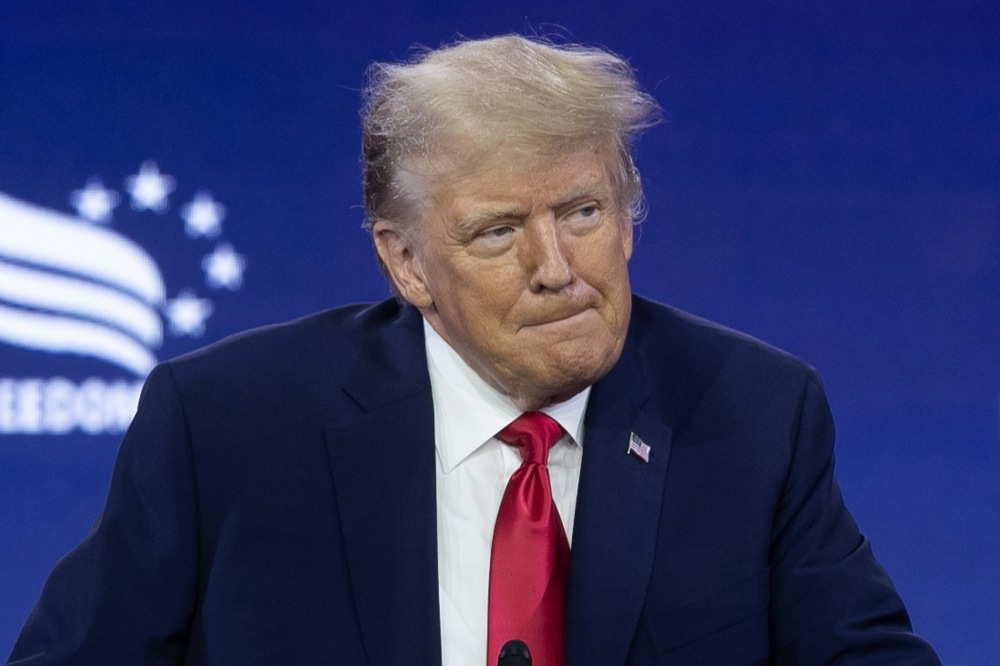 Former US President and 2024 Republican presidential candidate Donald J. Trump