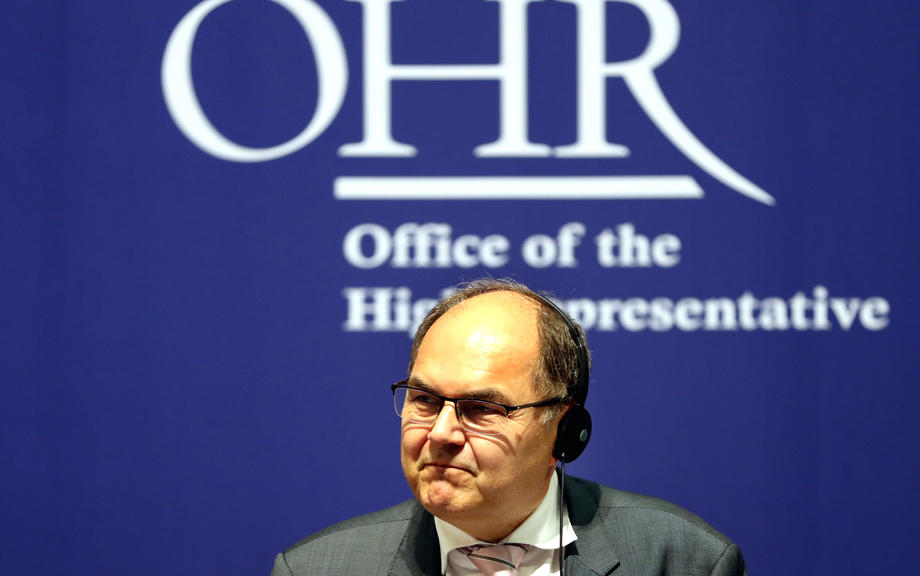 Iinaugural press conference of OHR Representative in Bosnia and Herzegovina