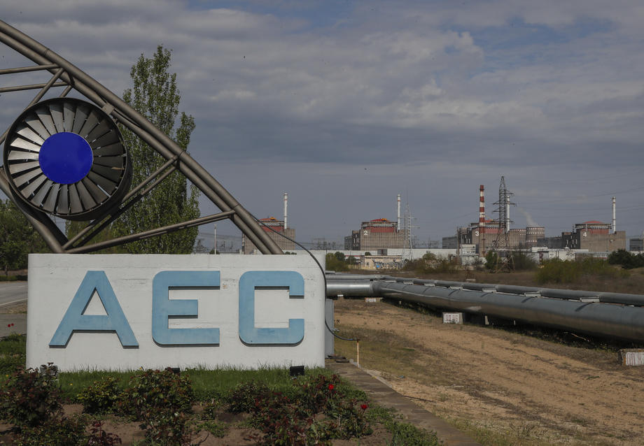 Zaporizhzhia Nuclear Power Station in Enerhodar under control of Russia