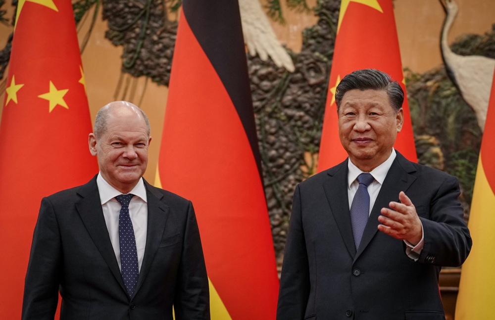 German Chancellor Olaf Scholz visits China