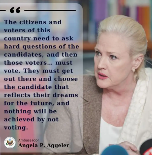 ageler poraka pred izbori