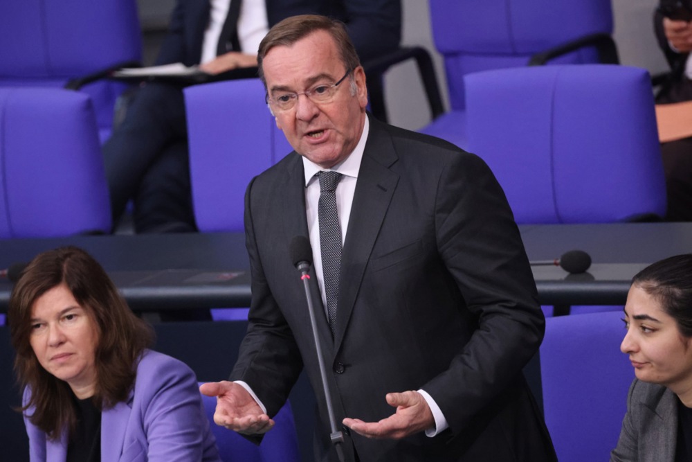 Parliamentary session in the German Bundestag