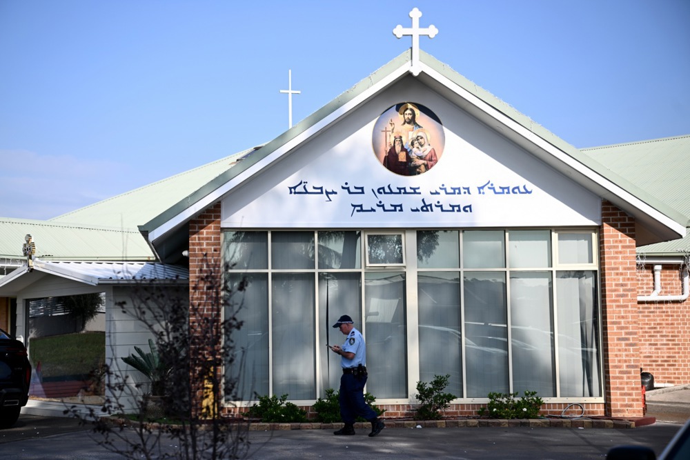 15-year-old boy has been arrested after a stabbing at an Orthodox Assyrian church