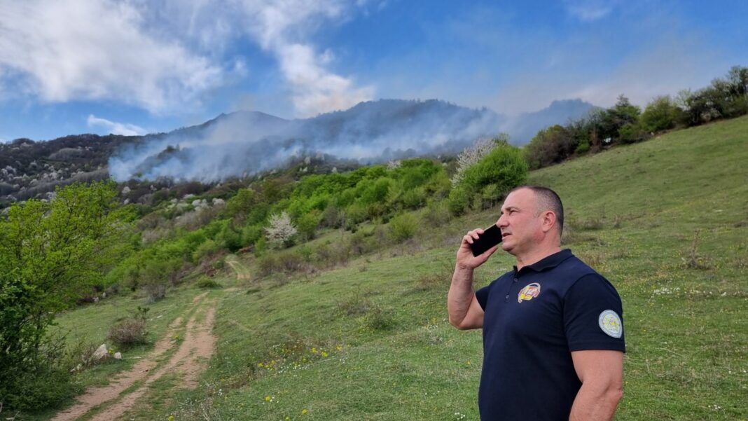 Stojance pod Selce pozar