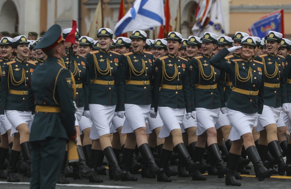 Russia stages its annual Victory Day parade on Moscow's Red Square