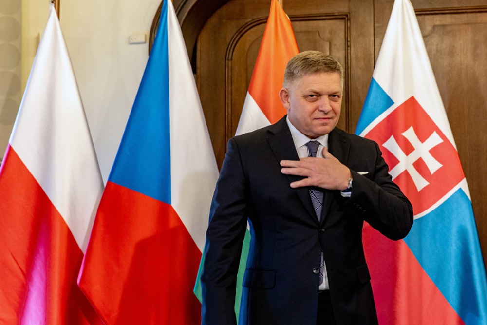 Slovakia's Prime Minister Robert Fico shot in Handlova