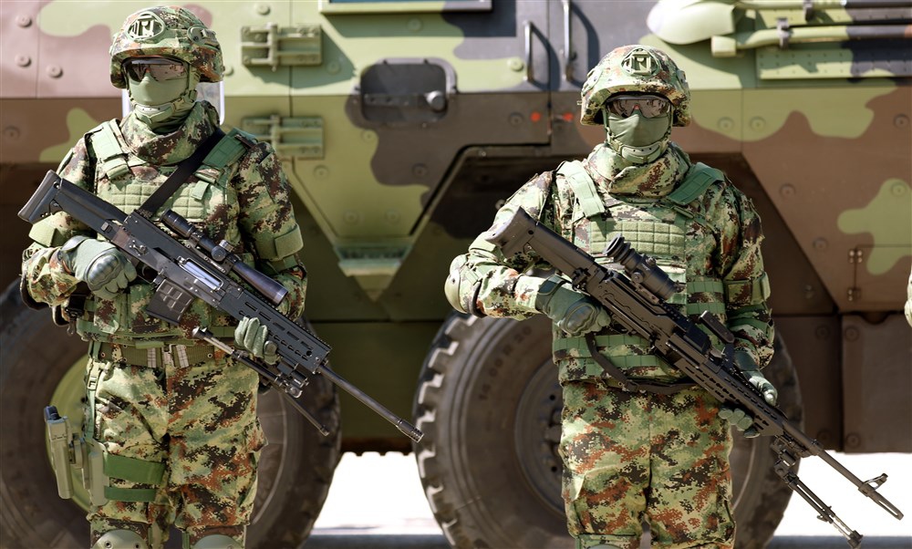 Serbia military exercise