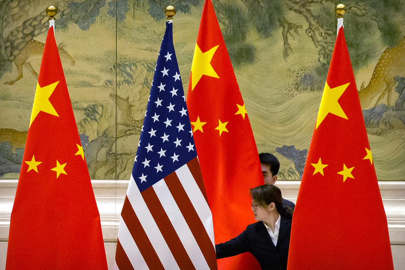 China and USA trade talks in Beijing
