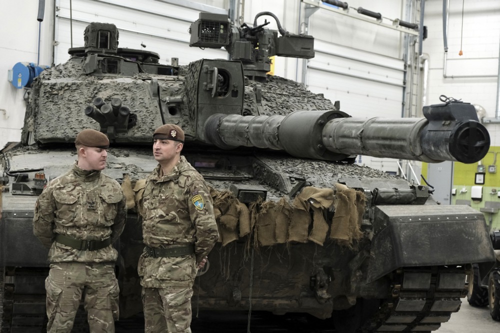Ukraine Military Aid Meeting in Tapa Military Camp in Estonia