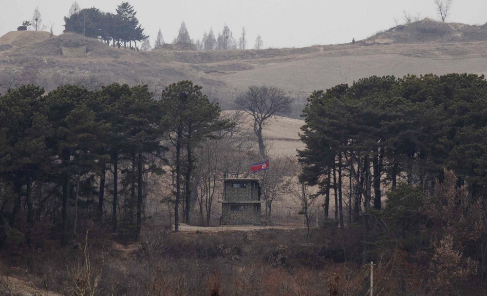Joint Security Area at DMZ between two Koreas