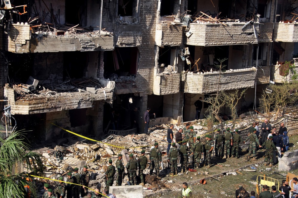 Explosions near the Iranian embassy in south Beirut