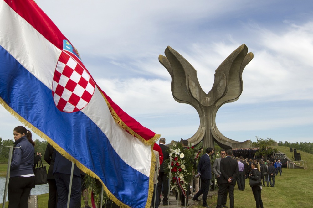 Comemoration at Concentration camp Jasenovac