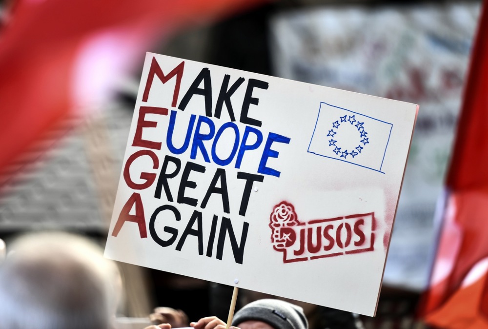 Martin Schulz visits SPD election campaign event in Nuremberg