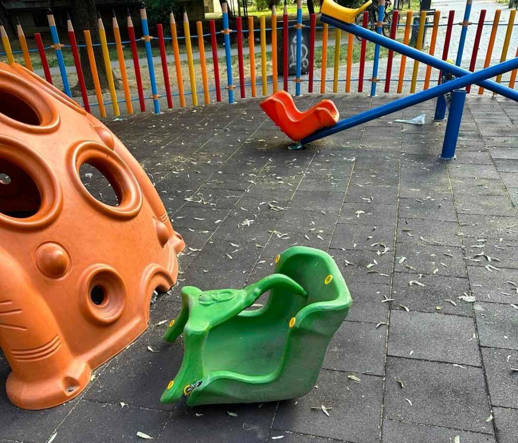 detsko igraliste vandalizirano