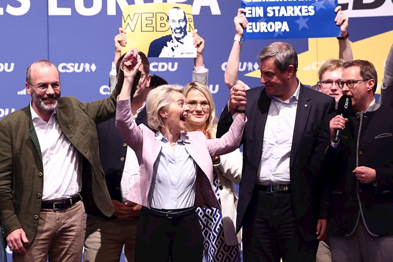 Final campaign rally of CDU and CSU for the European elections in Munich 2024 ЕП