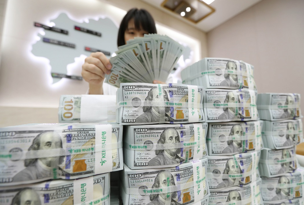 Mounting foreign exchange reserves in South Korea