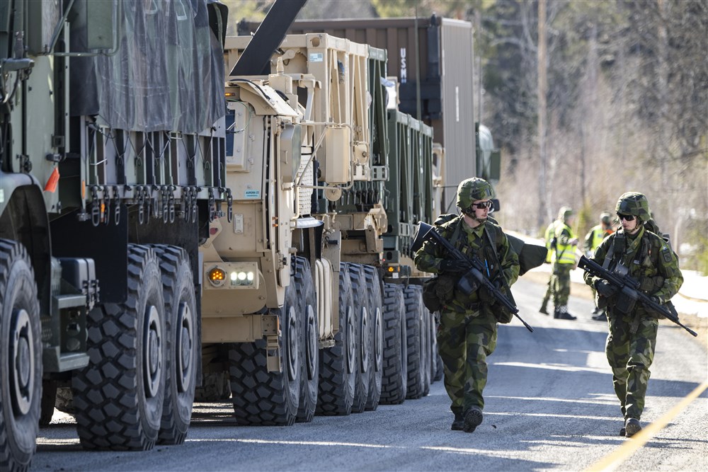 Swedish Defence exercise Aurora 23 starts near Ostersund
