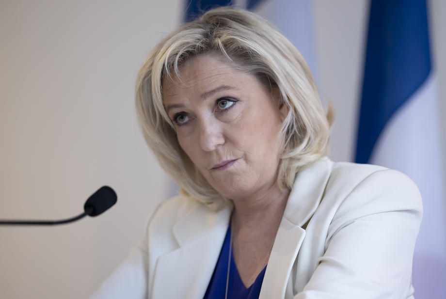French far right politician Marine Le Pen attends launch of Avenir Francais movement