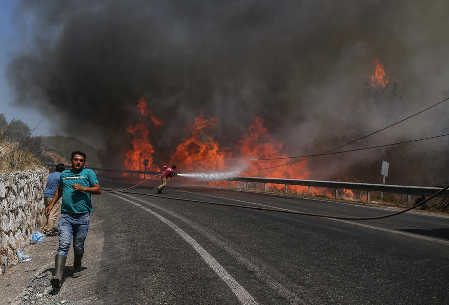 Wildfires in southern Turkey