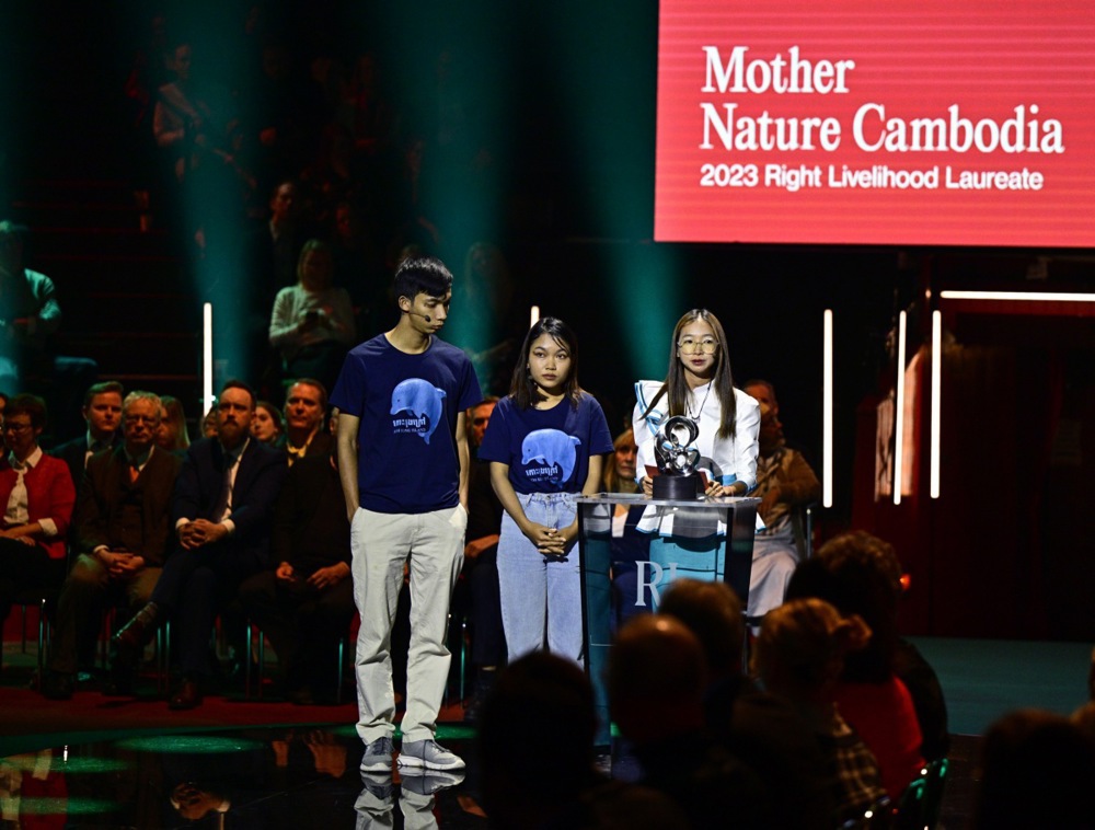 2023 Right Livelihood Award ceremony in Stockholm