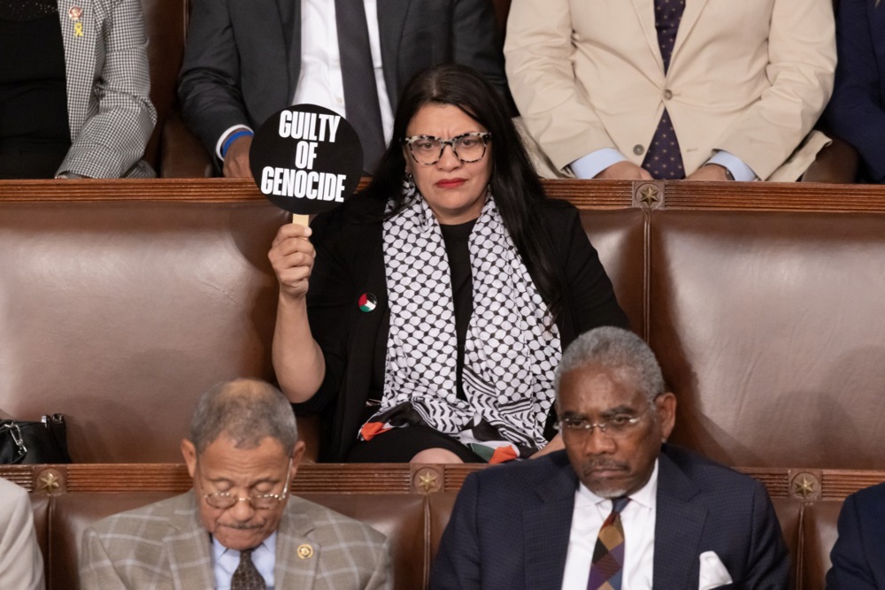 Israeli Prime Minister Netanyahu addresses joint meeting of US Congress in Washington, DC