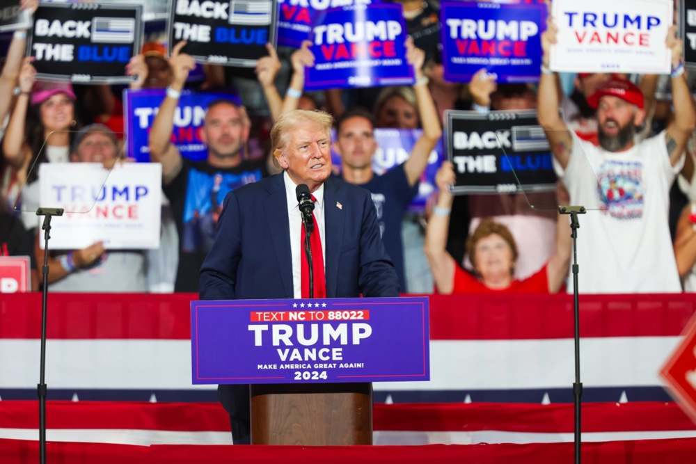Donald Trump Campaign Rally in Charlotte, North Carolina