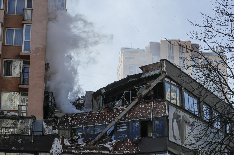 Shelling in Kiev