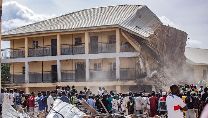 Нигерија училиште срушено